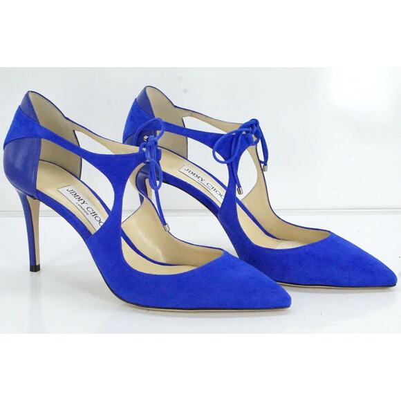 Jimmy Choo Vanessa Cutout Pointy Toe Sandals Size 40.5 10.5 NIB $750 - Picture 7 of 9